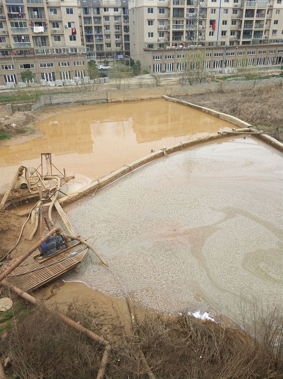 龙文沉淀池淤泥清理-厂区废水池淤泥清淤