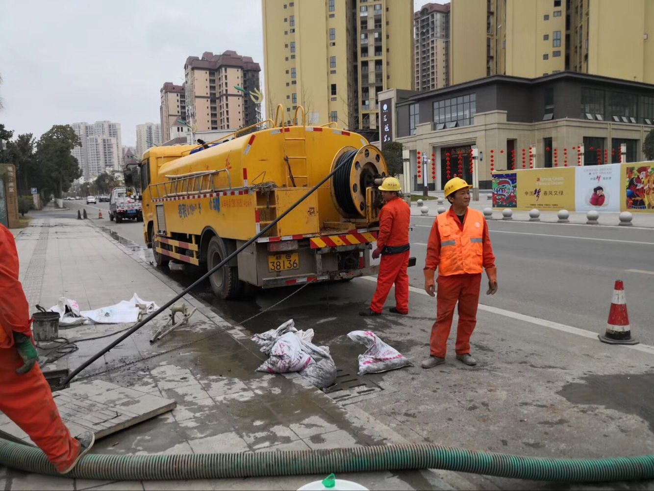 龙文排污管道清淤-管道清洗